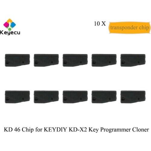 KEYECU 10PCS/Lot Replacement KD 46 Copy Clone Transponder Chip Special for KEYDIY KD-X2 KD X2 Key Programmer Cloner