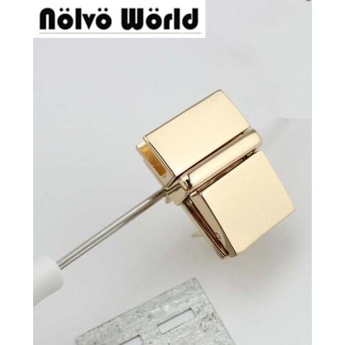 20sets 36*27mm high quality fashion lock push Lock Genuine Leather Bags Parts Hardware Accessories Factory 10sets