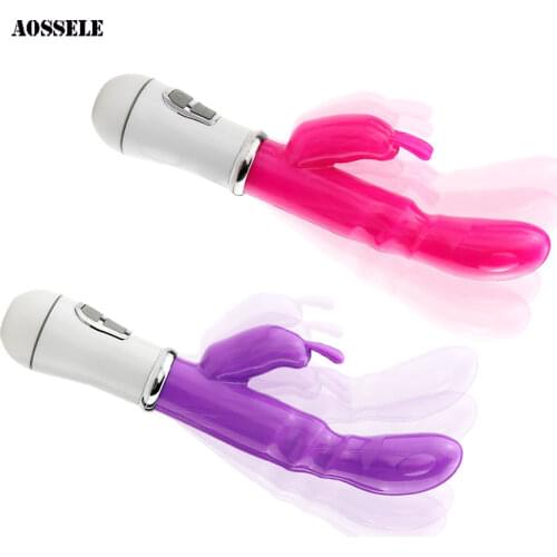 Powerful Rabbit Vibrators G-Spot Dildo Vibrator Clitoris Stimulator Sex Toys For Women Massager AV Magic Wand Erotic Sex Machine