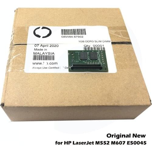 Original New 1GB DDR3 Memory For HP M552 M553 M554 M555 M507 E50145 E50045 E55040 M506 E60055 E60065 E60075 # G6W84A G6W84-67902