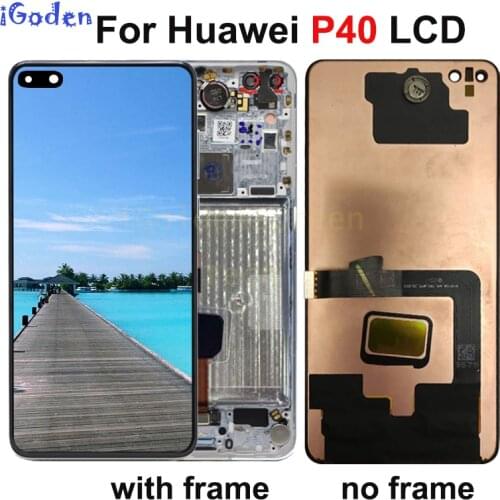 Original Screen for Huawei P40 LCD Display Digitizer Assembly Touch Display for Huawei P40 Screen ANA-AN00 ANA-TN00 ANA-NX9 LCD