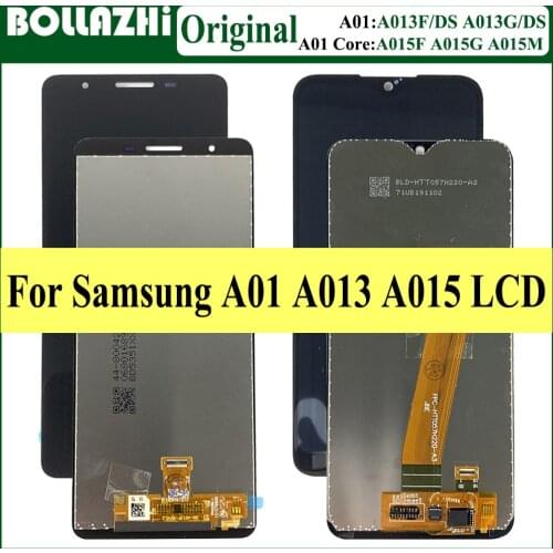 Original A01 LCD For Samsung Galaxy A01 A015F LCD Display Touch Screen Replacement Digitizer For Samsung A01 Core A013 Display