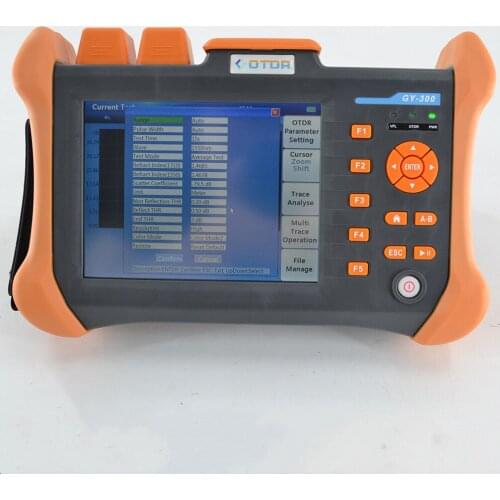 Free Shipping OTDR 1310/1550nm 28/26dB,Integrated VFL, Touch Screen Optical Time Domain Reflectometer VFL