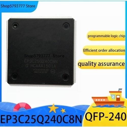 2PCS EP3C25Q240C8N QFP-240 EP3C25Q240C8 QFP240 Programmable logic chip brand new original
