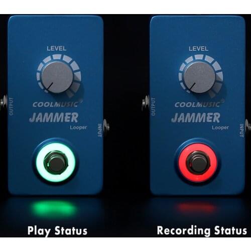 Coolmusic 10mins Unlimited Recording Looper Guitar Effects Pedal Bass Pedal
