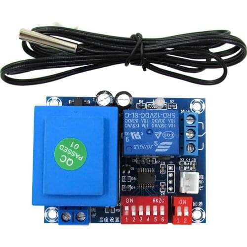 Adjustable Temperature Control Switch Dial Code Temperature 2Degree Step Value Switch High Precision Thermostat 12V 24V 220V