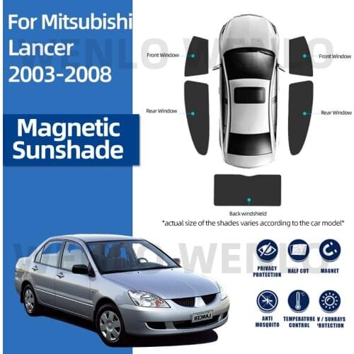 For Mitsubishi Lancer 2005-2012 Car Sun Visor Front Windshield Window Curtains Windscreen Sunshade Block UV