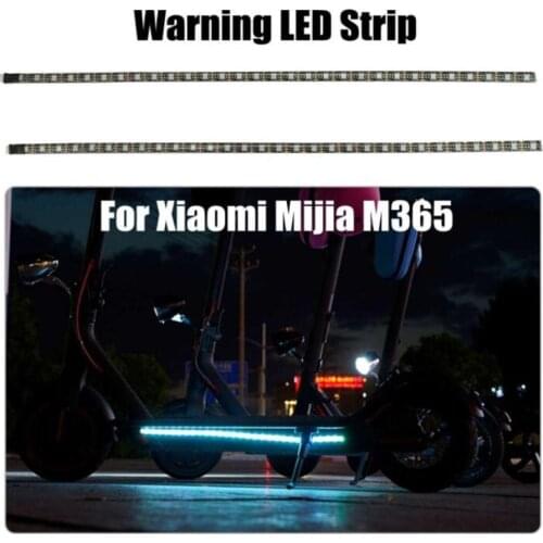 M365 Scooter Strips LED Flashlight Bar Lamp For Xiaomi M365 Electric Scooter Night Safety Light Lamp Belt Straps