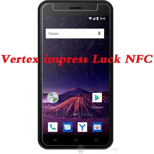 Smartphone 9H Tempered Glass for Vertex impress Luck NFC GLASS Explosion-proof Protective Film Screen Protector cover phone