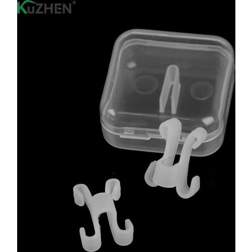 2Pcs Anti Snore Nose Clip Stop Snoring Apnea Silicone Sleeping Equipment Anti-Snoring Breathe Aid Stop Snore Device Health Care