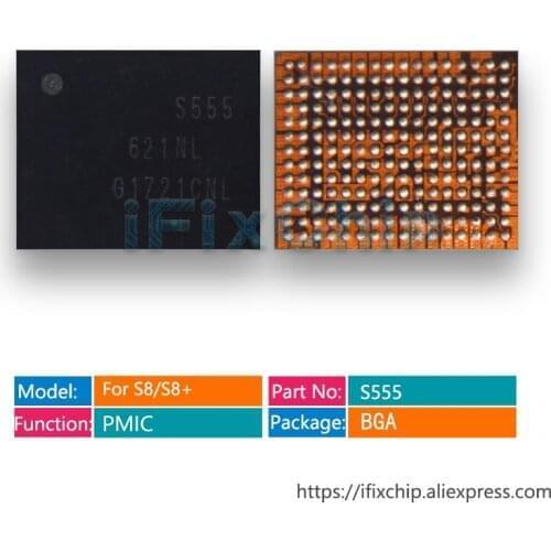 1-10pcs/lot S555 for S8 G950F/S8+ G955F Main Power supply PM IC Power management chip