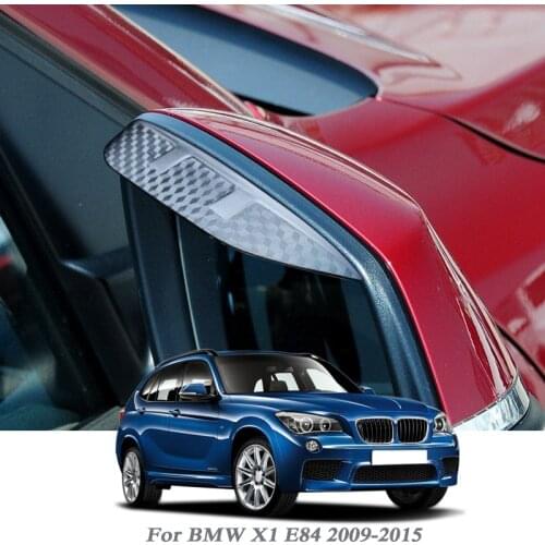 Car Rearview Mirror Rain Eyebrow Auto Shield Snow Guard Sun Side Visor Shade Protector For BMW X1 E84 2009-2015 Auto Accessory