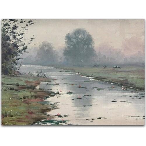DONGMEI OIL PAINTING hand painted oil painting high quality wall landscape pictures for living room art DM-15102614