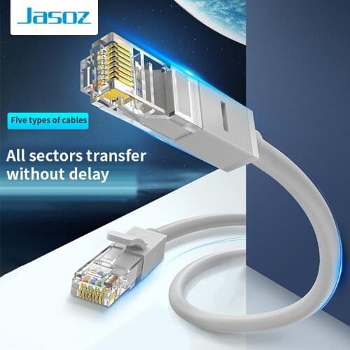 Jasoz Cat5e Ethernet Cable UTP Lan Cable RJ45 cable ethernet 0.5m 1m 2m 3m 5m 20m For PS2 PC Computer Router Cat5 Internet Cable