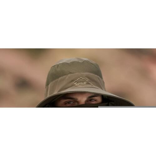 Outdoor Men Women Large Round Brim Sun Block Quick Drying Fishing Hats Summer Sun Cap For Travel Mountain Climbing Bucket Hat