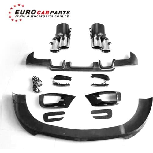 V class w447 B style body kit for w447 V250 V260 with front spoiler Led day running lights rear diffuser and muffler tips