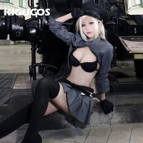 KIGUCOS Noragami Anime Cosplay Bishamon Cosplay Costume Sexy Girl Garment Custom Made Uniform Women Jacket and Skirt Sets