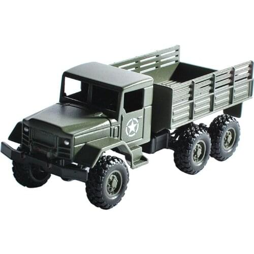 WPL MB14 1:64 RC Car Inertia Model 6 Wheel Metal Truck Simulation Vehicle Toy for Kids Decoration