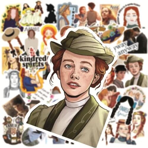 10/50Pcs/Pack Cartoon Anne Stickers For Motorcycle Skateboard Bike Laptop Phone Suitcase Car Pegatinas