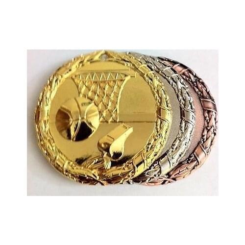 Low price Custom medal hot sales Shiny Basketball Medals Ribbon High quality metal sport Gold, silver ,bronze medals FH810181