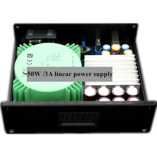 2020 New 50W/output 3A current regulated low ripple precision linear power supply DC5V/9V/12V/15V LT3045/ LT1764 two versions