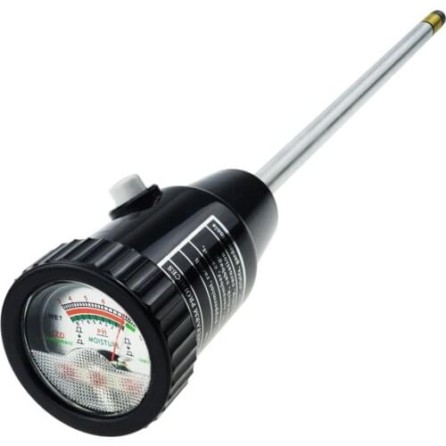 ZD-06 Soil pH & Moisture Tester Meter with 295mm Long Electrode Probe Waterproof Soil Tester