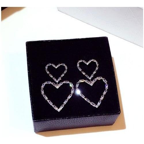 2020 New Love Lady Earrings Official Party Bride Lovely Jewelry Gift Jewelry Jewelry Wholesale Heart Earrings Jewelry