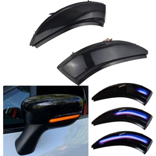 2PCS For Renault Clio IV MK4 BH RS Grandtour KH 2012 2013 2014 2015 2016 Dynamic LED Blinker Indicator Mirror Turn Signal Light