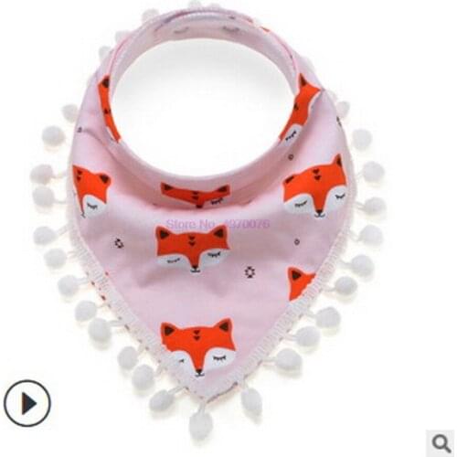 DHL 200pcs Waterproof Feeding Bibs Saliva Towel Newborn Infants Cotton bib