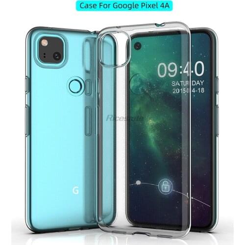 For Google Pixel 4A Transparent Soft TPU Dropproof Shockproof Phone Back Case for Google Pixel4A Pixel 4 A Protection Cover