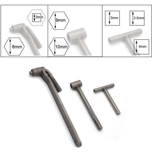 1 Set Motorcycle Engine Valve Screw Adjusting Spanner 8mm 9mm 10mm Hexagon Square Valve clearance adjustment Tool