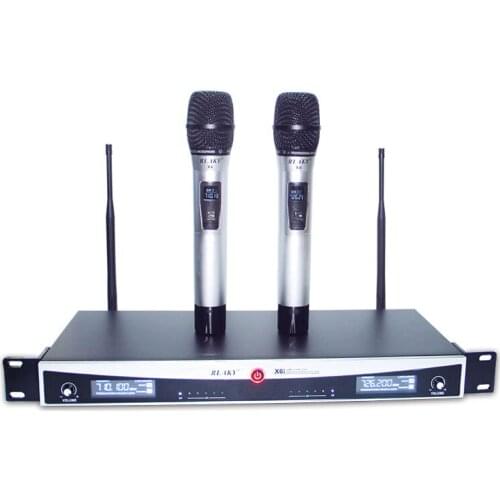 Quality Professional Wireless Microphone Dual Channel Wireless Microphone Stage Singing MIC Karaoke give Mobile Phone Headphones