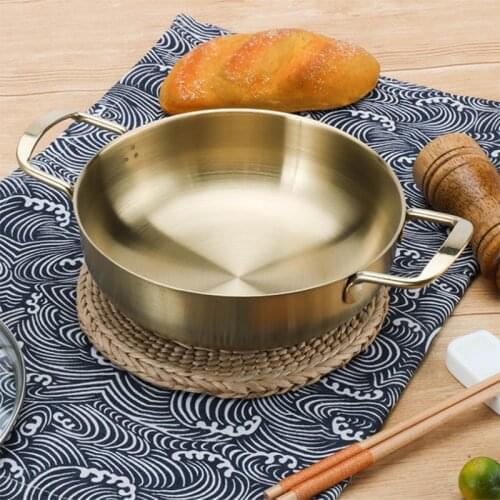 Stainless Steel Seafood Pot Thickened Non-Stick Soup Pot Household Portable Induction Cooking Pots Kitchen Cookware