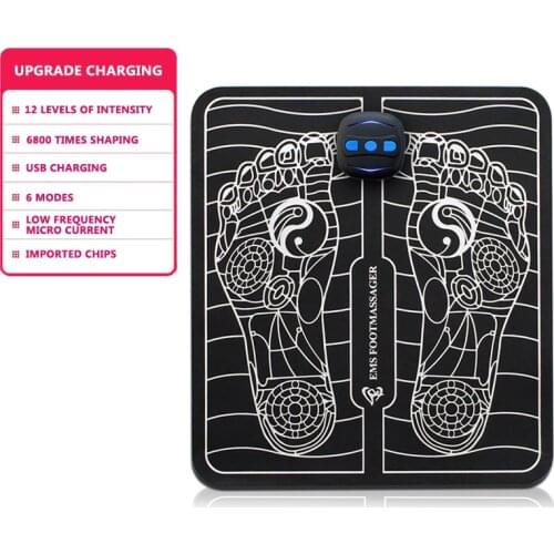 EMS Health Care Foot Massager Muscle Stimulator Physiotherapy Pedicure Vibration Kneading Shiatsu Foot Massage USB Electric