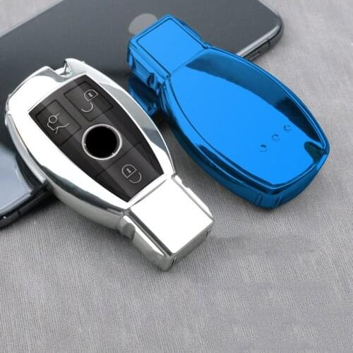 New Soft TPU Car Remote Key Case Cover Holder Shell Fob For Mercedes Benz A B R G Class GLK GLA GLC GLR W204 W210 W176 W202 W463