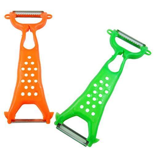 Two Blades Vegetable Fruit Peeler Stainless Steel Julienne Cutter Kitchen Tool
