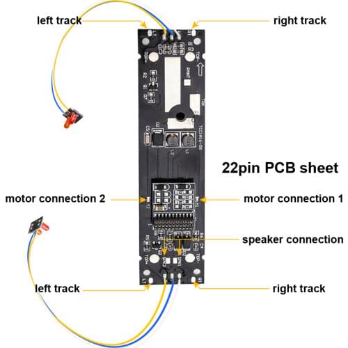Ho Ic Circuit Board Pcb Board 1:87 Train Toy Accessories Compatible Train Head Upgrade Version with Light and Sound