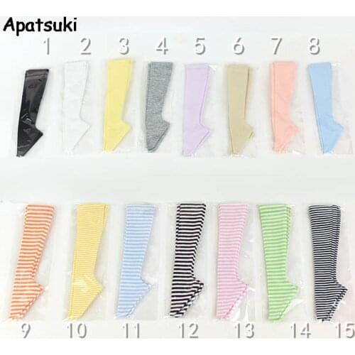 High Elastic Colorful Socks For 16" Doll Stockings Outfits Zebra Sock 1:3 Doll Accessories For 1/4 Xinyi BJD SD Doll Kids Toy