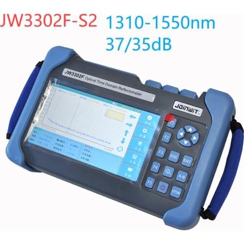 High Quality JW3302F-S2 VFL function Visual Fault Location Fiber Optic 1310/1550nm 37/35dB Optical Time Domain Reflectometer