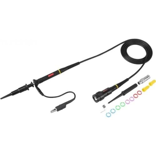 1 Set 200Mhz Oscilloscope Scope Test Probe Clip BNC P2200 X10/X1 Black