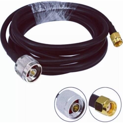 10pcs N Male to RP SMA male RF Coax Connector Adapter Coaxial 3g 4g antenna Extension Cable 100CM