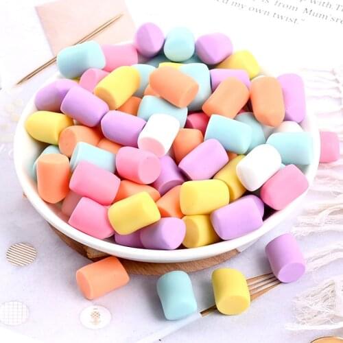 20Pcs Mini Candy Flatback Resin Cabochon Flat back Kawaii Simulation Food DIY Embellishments Scrapbook Craft Phone Case Decor