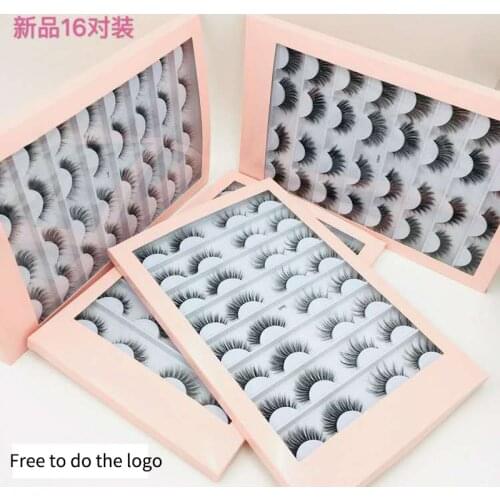 5/16 Pairs 3D Mink Lashes False Eyelashes Dramatic Volume Fake Lashes Makeup Eyelash Extension Silk Eyelashes Natural Mink Hair