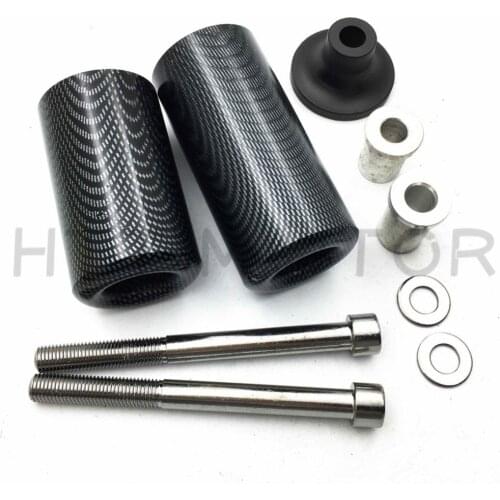 Aftermarket free shipping motorcycle parts Frame Slider Crash Protector For Kawasak 2005 2006 Ninja ZX-6R ZX6R CARBON Fiber