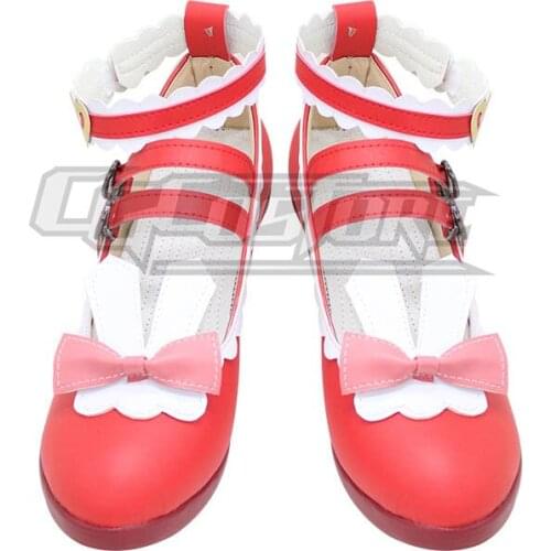 Anime Cosplay Shoes Boots THE IDOLM@STER CINDERELLA GIRLS Totoki Airi Hand-made Leather Christmas Halloween Free ship ACS-1201