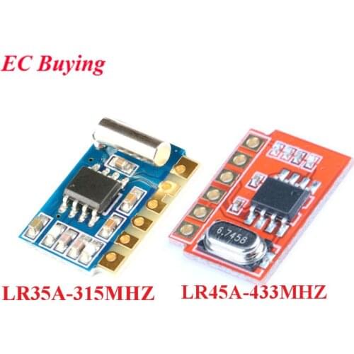 315MHZ 433MHZ Wireless RF Remote Receiver Module LR35A LR45A Control Long Distance Transmission ASK Electronic DIY PCB Board