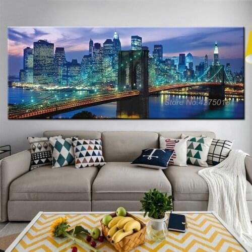 Large 5d DIY Diamond Painting landscape,Brooklyn,Salt Lake City Full Square round Drill Cross Stitch Diamond Embroidery YG1864