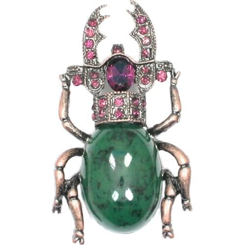 Beetle Brooches Insect Brooch Pins Backpack Badges Jewelry Gift