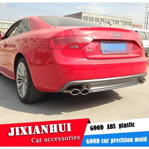 For Audi A5 S5 Body kit spoiler 2009-2015 For Audi A5 RS5 ABS Rear lip rear spoiler front Bumper Diffuser Bumpers Protector