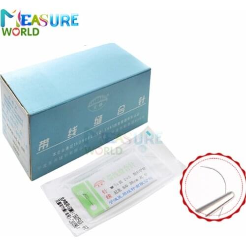 Surgical Round Suture needle surgery tool microsurgery nylon monofilament wire round harmless needle surgical instrument 10pcs